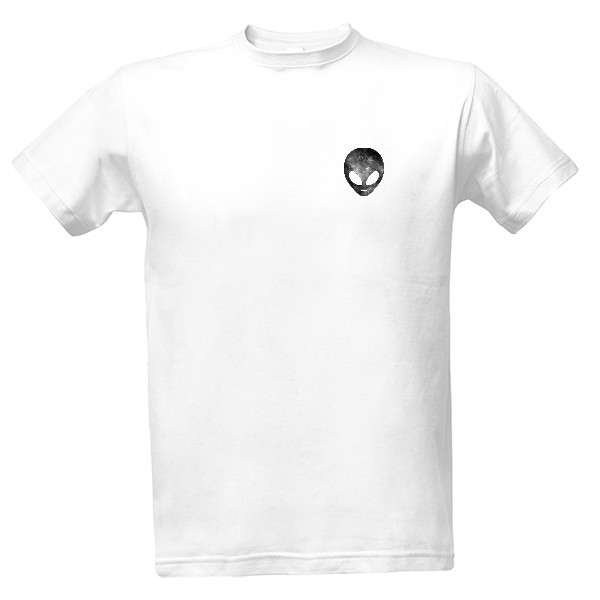 Tričko s potiskem Pánské triko Grey Alien