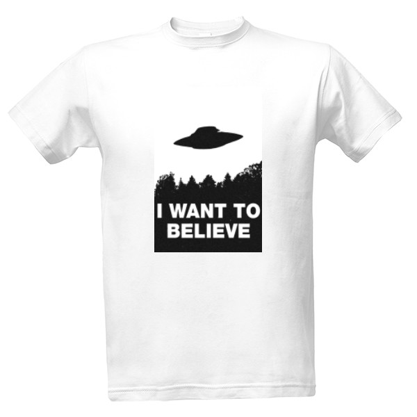 Tričko s potiskem Pánské triko X-Files