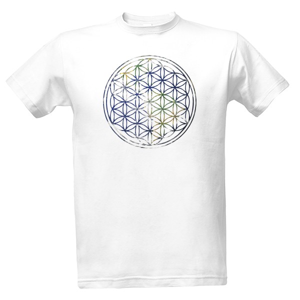 Tričko s potiskem Triko Flower of Life