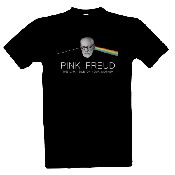Tričko s potiskem Triko Pink Freud